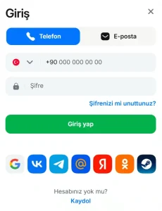 1win Giriş ve Login İşlemi