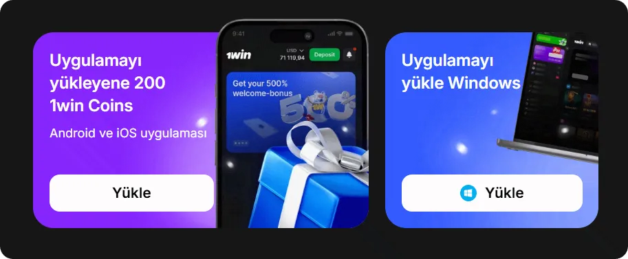 1win hesap arayüzü